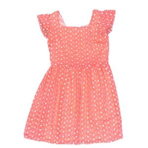 The‎ Children's Place Girls Coral Eyelet Dress - Party, Casual, Size 14
